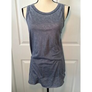 AG‎ Adriano Goldschmied Lexi Blue Scoop Neck Tank Top Size Large